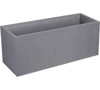 EDA Jardiniere VOLCANIA - 97,6 L - 99,5 x 39 x 43 cm - Gris galet