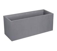 EDA Jardinière VOLCANIA - 97,6 L - 99,5 x 39 x 43 cm - Gris galet