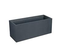Jardinière anthracite - longueur 100 cm - 98 litres - Volcania 13731 EDA PLASTIQUES