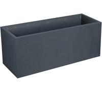 Jardinière anthracite - longueur 100 cm - 98 litres - Volcania 13731 EDA PLASTIQUES