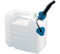 EDA Jerrican, 10 litres, avec bec verseur, blanc
