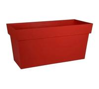 Eda Muret Avec Roulettes Toscane - 79 X 35 X H 39 Cm - 74 L - Rouge Rubis Rouge