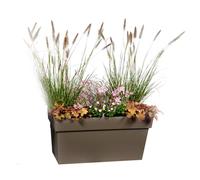 EDA-Muret Toscane taupe avec grille