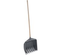 EDA Pelle à neige avec manche en bois, largeur: 460 mm, gris