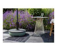EDA Pied de parasol, plastique, rond, 495 mm, bicolore