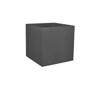 Pot carré 50 cm Graphit - double paroi - volume 57 litres - gris anthracite EDA PLASTIQUES