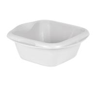 EDA PLASTIQUE Bassine ronde 8 L - Blanc cérusé - 35,5 x 35,5 x 13,1 cm