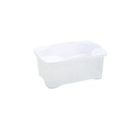 EDA PLASTIQUE Boite de rangement ClipBox 30 L - Naturel couvercle avec charniere - 54 x 36 x 24,5 cm