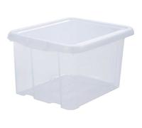 EDA PLASTIQUE Boîte de rangement Funny Box 18 L - Naturel - 38 3 x 31 x 22 2 cm