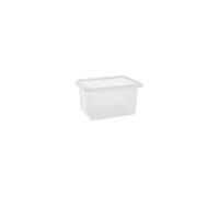 EDA PLASTIQUE Boite de rangement Funny Box 30 L - Naturel - 44 x 36 x 25 cm