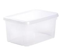 EDA PLASTIQUE Boîte de rangement Funny Box – 4 L – Naturel – 25,5 x 18 x 12,7 cm