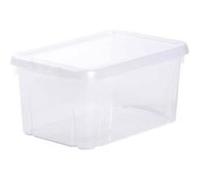 EDA PLASTIQUE Boite de rangement Funny Box 4 L - Naturel - 25,5 x 18 x 12,7 cm G