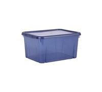 EDA PLASTIQUE Boite de rangement Funny Box 8 L - Bleu profond acidule - 31 x 23,4 x 15,4 cm