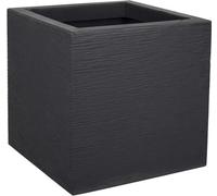 EDA PLASTIQUE Box de bac à fleurs carré Graphit Up -- 21 L - 29,5 x 29,5 x 29,5 x 29,5 cm - Gris anthracite