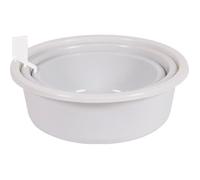 EDA PLASTIQUE Lot de 3 cuvettes rondes - Ø 27 / 31 / 35 cm - Blanc