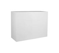 EDA - Jardinière rectangulaire Graphit - 78,5 x 29,5 x 60 cm - 46 L - Blanc cérusé