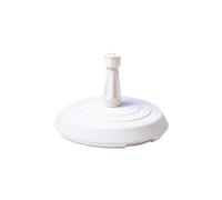 EDA Socle de parasol Béton 14 kg Blanc G