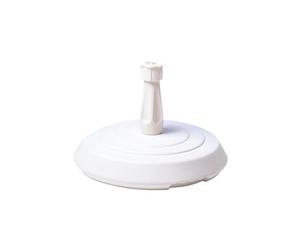 Eda Plastiques - DAD19646 - Pieds Parasol Béton Rond - 14kg, blanc