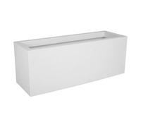 Balconnière rectangulaire Graphit Up 59 x 19,5 x 22,8 cm - 25 L - Blanc cérusé