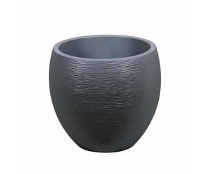 EDA Plastiques Pot EGG GRAPHIT gris antracite - 50 x 45 cm - 46 L