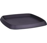 Eda plastiques soucoupe carrée chorus - 36,2 x 36,2 x 3 cm - gris anthracite