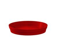 Soucoupe - EDA - Toscane - Ø15cm - Rouge rubis - Plastique dur en polypropylène