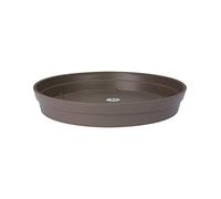 Eda Plastiques - Soucoupe Toscane Zen taupe Diamètre Ø 40 cm