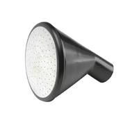 EDA Plastiques – Pomme d'arrosoir avec grille métal – Ø12,5×H14,5 cm – pour 12/13/15 L – Noir