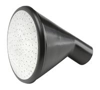 EDA - Pomme d'Arrosoir avec Grille Métal - pour Arrosoir de 12 L, 13 L et 15 L - Ø 12,5 x H.14,5 cm - Noir