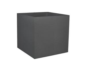 EDA-Pot carré anthracite Eda Graphite - 49,5 x 49,5 x 49,5 cm