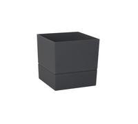 Pot Carré Polypropylène Aquaduo Diam.14.3 Cm Gris Anthracite