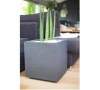 EDA Pot carré GRAPHIT - 31 L - 39 x 39 x 43 cm - Gris anthracite