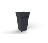 EDA-Pot carré haut gris anthracite Eda Toscane - 43,3 x 43,3 cm