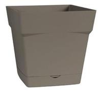 Eda pot carré toscane 18cm - contenance 3,4l - taupe G