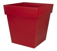 Pot polypropylène pot EDA L.49.5 x l.49.5 x H.52.5 cm rouge rubis