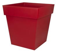 Pot polypropylène pot EDA L.49.5 x l.49.5 x H.52.5 cm rouge rubis