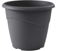 EDA Pot de fleur rond non percé MARINA - 23 L - Ø 40 x H 33,7 cm - Gris anthracite