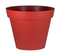 EDA - Pot de Fleur Rond Toscane Ø 100 cm - Volume 356 L - Ø 98,5 x H.79,5 cm - Rouge Rubis