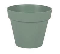 EDA - Pot de Fleur Rond Toscane Ø 20 cm - Volume 3 L - Ø 20 x H.17 cm - Vert Laurier