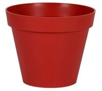 EDA Pot de fleur rond Toscane - Ø 40 x H 32 cm - 23 L - Rouge rubis