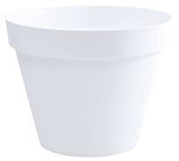 EDA Pot de fleur rond TOSCANE - 76 L - Ø 60 x H 47 cm - Blanc