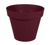 EDA - Pot de Fleur Rond Toscane Ø 80 cm - Volume 170 L - Ø 79 x H.66 cm - Rouge Bourgogne