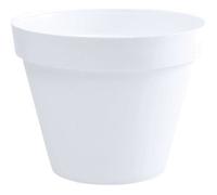 EDA Pot de fleur rond TOSCANE - 76 L - Ø 60 x H 47 cm - Blanc