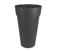 EDA - Pot de Fleur Vase Haut XXL TOSCANE Ø 48 cm - Volume 90 L - Ø 48 x H.80 cm - Gris anthracite