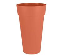EDA Pot de fleur Toscane rond Ø48 x H80 cm Orange Terre Battue / Eda Gris