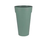 Pot De Fleur Rond Toscane Ø 48 X H.80 Cm - Vert Laurier Gris
