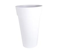 EDA - Pot de Fleur Vase Haut XXL TOSCANE Ø 48 cm - Volume 90 L - Ø 48 x H.80 cm - Blanc