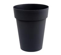 Pot rond mi-haut 44 cm anthracite - 50 litres - Toscane 13629 EDA PLASTIQUES