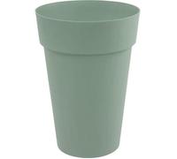 EDA - Pot de fleurs Rond haut - Toscane - Ø 46 x H 65 cm - Intérieur / Extérieur - 67 L - Vert Laurier