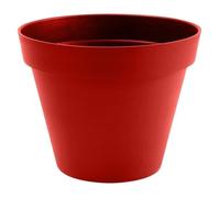 EDA Pot de fleurs rond TOSCANE - 76 L - Ø 60 x H 47 cm - Rouge rubis